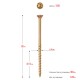 Конструкционный саморез КС-П, 60 х 4.0 мм, TX20, потайная головка, желтый цинк, 180 шт ЗУБР Профессионал 30041-40-060