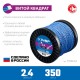 Леска для триммера ВИТОЙ КВАДРАТ 2.4 мм, 350 м ЗУБР Профессионал 71035-2.4