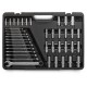 Набор ручных инструментов TECHNIC 216 предметов 1/2, 3/8, 1/4 RUNTEC RT-HT216T
