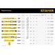 Стержни клеевые чёрные Black Professional STAYER 11х200 мм 6 шт 2-06821-D-S06  