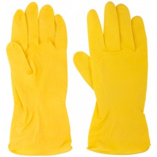 Перчатки хозяйственные латексные, внутреннее напыление, размер XL (12402)
