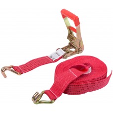 Ремень для крепления груза, храповый механизм 230 мм, лента 55 мм x 12 м, 5000 / 10000 кг (64924)