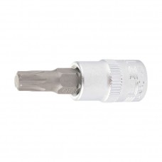 Головка с битой вставкой T15, квадрат 1/4, CrV Stels (13803)