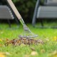 Грабли веерные стальные, 350 х 1450 мм, 18 круглых зубьев, деревянный черенок, Сибртех (61781)
