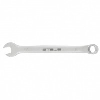 Ключ комбинированный, 9 мм, CrV, матовый хром Stels