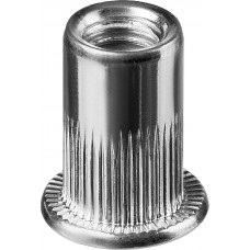 Резьбовые заклепки стальные с насечками Nut-S, М12, 100 шт KRAFTOOL 311707-12