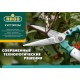 Кусторез H212 630-840 мм, стальные телескопические рукоятка RACO 4210-53/212