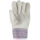 Перчатки спилковые комбинированные 10,5 (12439М)