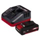 Дрель аккумуляторная Einhell PXC TC-CD 18/35 Li, 18В,35Нм,550об/мин,патрон 10 мм,LED,1х1.5Ач+ЗУ 3А (4513914)