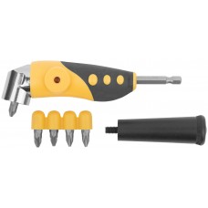 Адаптер угловой металлический прорезиненный 105 градусов (37853)