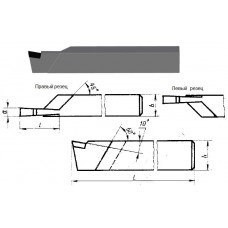 Резец Отрезной 20х12х120х4 Т5К10