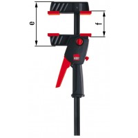 Струбцина для работы одной рукой DuoKlamp 450/85, 1.2 кН DUO45-8 BE-DUO45-8