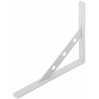 Уголок-кронштейн усиленный белый 250х200 мм (66105)