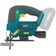 Лобзик акк. 20 В; 0-2500 ход/мин; БзП; маятник; 80 мм; 1,6 кг; рез. накл., без АКБ; коробка (79916)