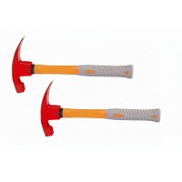 Молоток-кирочка 600 гр AlCu рукоятка фиберглас, искробезопасный 184-1002, HORTZ