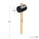 Киянка резиновая чёрная 680 г STAYER 20505-75