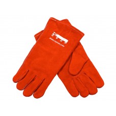 Краги спилковые КЕДР КС-12 КЕВЛАР, красные