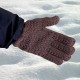 Перчатки трикотажные, двойные, полушерстяные, с ПВХ покрытием, Сибртех (68634)