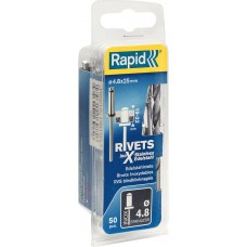 Нержавеющая заклепка 4.8 х 25 мм, 50 шт RAPID 5000398