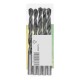 Сверло по металлу, 8 мм, быстрорежущая сталь, 5 шт, цилиндрический хвостовик Сибртех