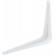 Уголок-кронштейн белый 100х125 мм (0,7 мм) (66011)