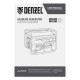 Генератор бензиновый PS 80 E-3, 6.6 кВт, 400 В, 25 л, электростартер Denzel (946954)