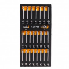 RUNTEC RT-H10B1E48F Набор бит RUNTEC S2, 10 мм TORX, SPLINE, HEX в ложементе EVA, 48 предметов (RT-H10B1E48F)