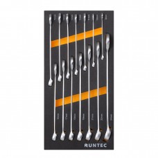RUNTEC RT-WME14F Набор ключей комбинированных RUNTEC CrV 8-24 мм в ложементе EVA, 14 предметов (RT-WME14F)