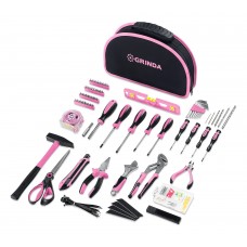 GRINDA Pink Tools 165 предм, универсальный набор инструмента (22109)