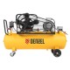 Компрессор воздушный BCW3000-T/100, ременный привод, 3.0 кВт, 100 литров, 520 л/мин Denzel (58118)