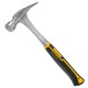 Молоток-гвоздодер 560 г, цельнометаллический, двухкомпонентная рукоятка Denzel (10424)