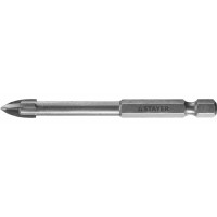 Сверло по стеклу и кафелю 6 мм, 4х кромка, HEX 1/4 STAYER 2985-06_z01