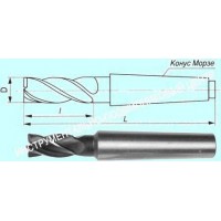 Фреза концевая d28,0х 45х147 к/х Р9 Z=8 КМ3