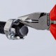 Плоскогубцы комбинированные остроконечные с удлинёнными губками, 145 мм, фосфатированные, обливные ручки (KN-0821145)