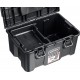 Ящик пластиковый 525 х 345 х 260 мм (21) с крышкой STACKNROLL KETER 38398