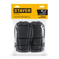STAYER UNIVERSAL 2 в 1 вставка-наколенники защитные из ЭВА, 2 крепежных ремня (11197)
