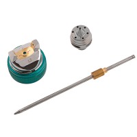 Набор для краскораспылителя AS802HVLP: сопло 1.7 мм, игла, чашка Stels (57342)