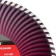 Диск алмазный, отрезной Turbo, 230 х 22.2 мм, сухая резка Matrix Professional (73183)
