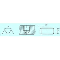 Метчик М 5,0х0,5 м/р.Р9 для глухих отверстий