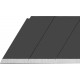 Черные сегментированные лезвия EXCEL BLACK 18 мм, 10 шт, в пластиковом кейсе + блистер, особо острые OLFA OL-LBB-10B