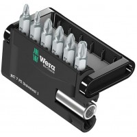 Набор бит с битодержателем 7 PZ Universal 1, 7 пр., 1/4