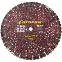 Диск алмазный CHAMPION гранит PRO 350/25,4/10 Laser Granitek (гранит твёрдый) (C1608)