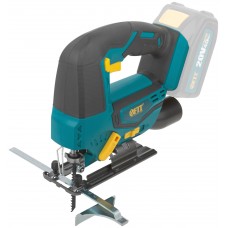Лобзик акк. 20 В; 0-2500 ход/мин; БзП; маятник; 80 мм; 1,6 кг; рез. накл., без АКБ; коробка (79916)