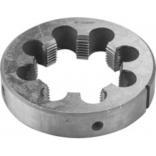 Плашка круглая ручная G 3/4 сталь 9ХС ЗУБР 4-28032-3/4