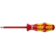 Отвёртка диэлектрическая PlusMinus 1 x 80 мм VDE серия 165 i PZ/S Wera WE-006190