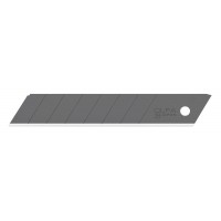 Черные сегментированные лезвия EXCEL BLACK 18 мм, 50 шт, в пластиковом кейсе, особо острые OLFA OL-LBB-50