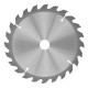 Пильный диск по дереву, 165 х 20 мм, 24 зуба, кольцо 16/20 Matrix Professional (73221)