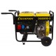 Генератор диз. CHAMPION DG6501E-3 (400В 6,2/6,8кВА 8,9лс 12,5л 12V 103кг,эл.стартер,колеса,счетчик) (DG6501E-3)