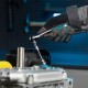 Набор торцевых головок, трещотка 120 зубьев, 1/4, CrV, 12 предметов Gross