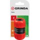 Ремонтная муфта GM-1, 1, для шланга, ударопрочный пластик GRINDA 8-426340
